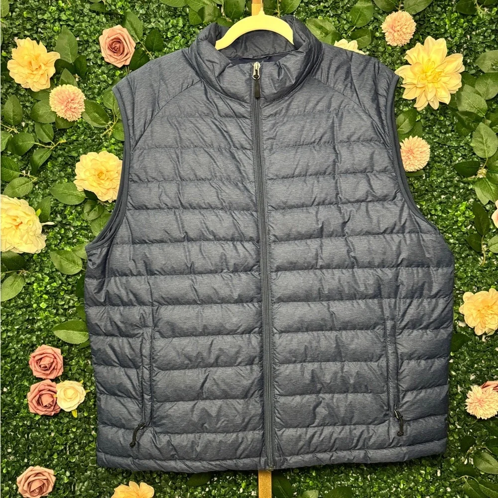 Men's Classic Navy Blue Puffer Vest